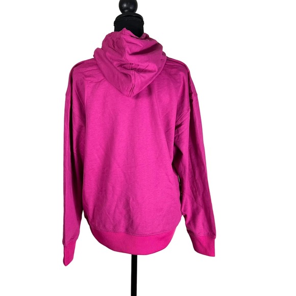 FASHION ZERO WOMEN'S FUCHSIA PINK PULLOVER HOODIE NWT SIZE M - Picture 3 of 7